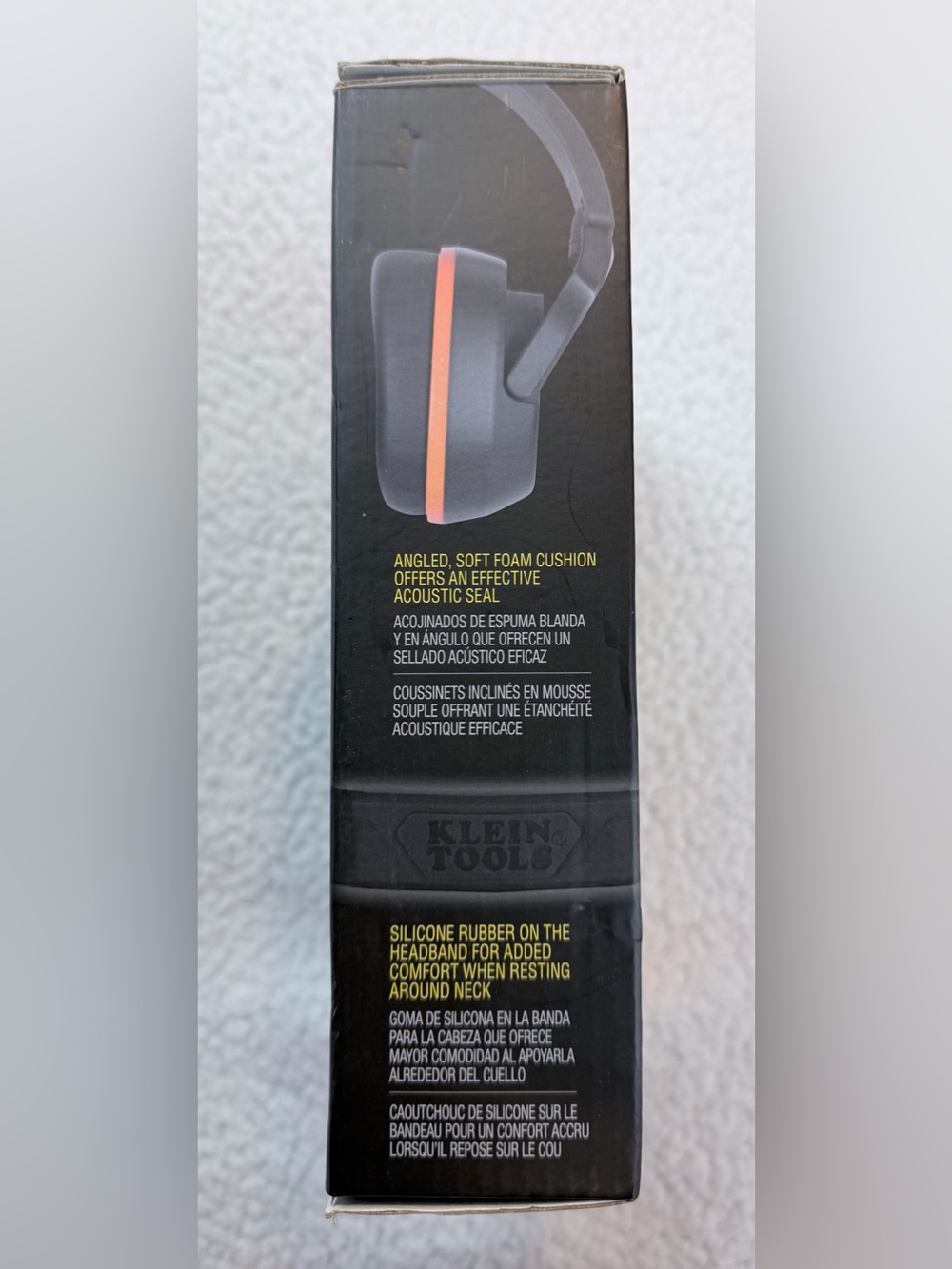 (NIB) KLEIN TOOLS • Black/Orange Behind-the-Head Earmuffs, OS - Picture 6 of 15